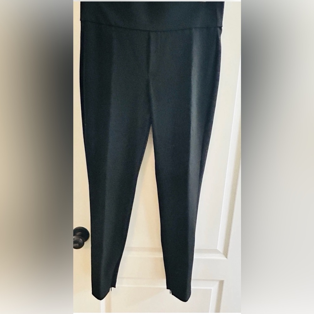 ZARA  Black Cropped Women's Pull-on Pants - LRG